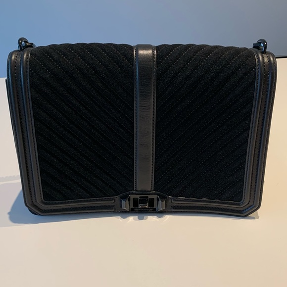 Rebecca Minkoff Chevron Quilted Jumbo Love Bag - Picture 3 of 11